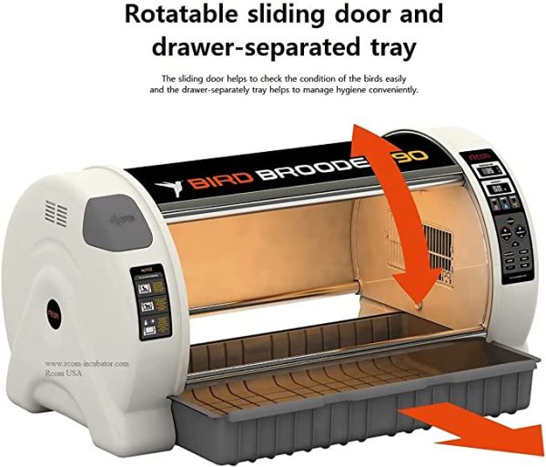 R com Rcom Large Avian Brooder Nursery ICU MX BL500N with Bonus Tray 4