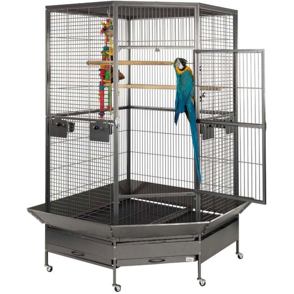 Raleigh Large Solid Top Corner Parrot Cage