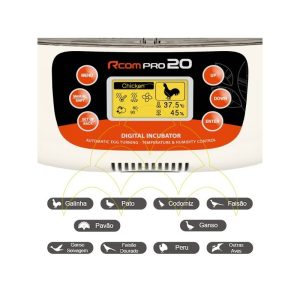 R-com Pro20 Egg Incubator Automatic